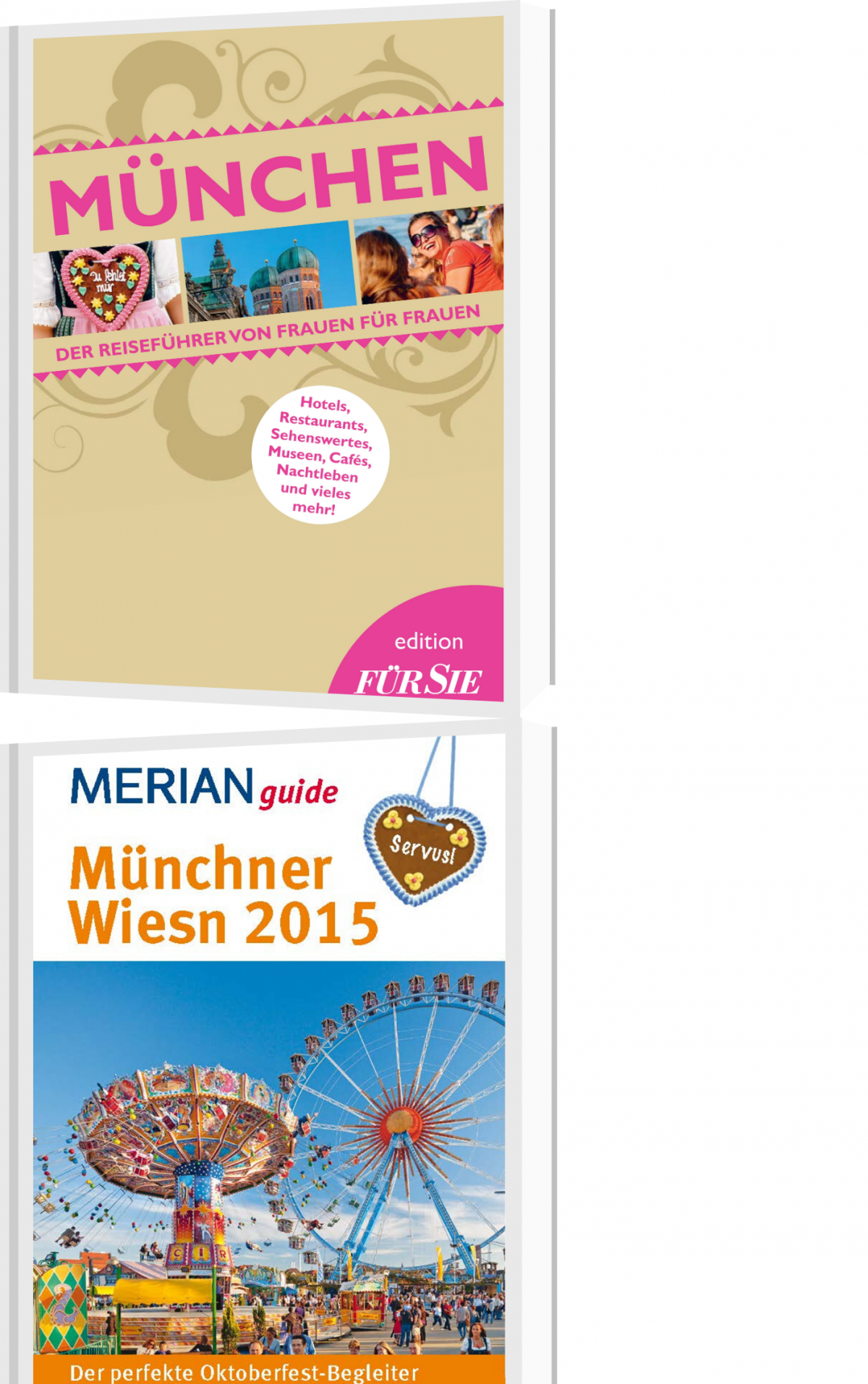 Cover Merian Oktoberfest Reiseführer und FÜR SIE München
